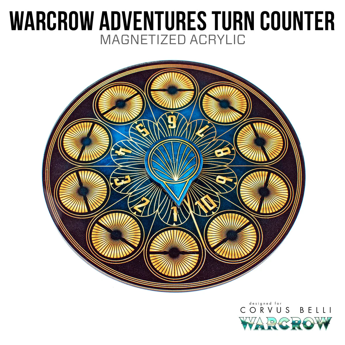 Warcrow Adventures Acrylic Turn Counter