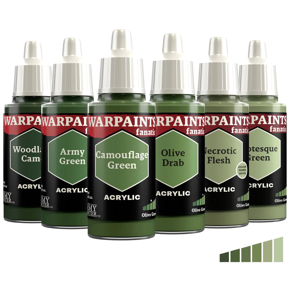 Warpaints Fanatic: Flexible Triad: Olive Greens