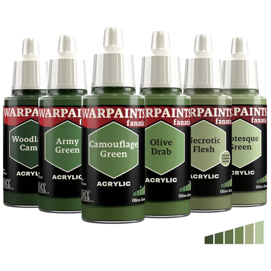 Warpaints Fanatic: Flexible Triad: Olive Greens