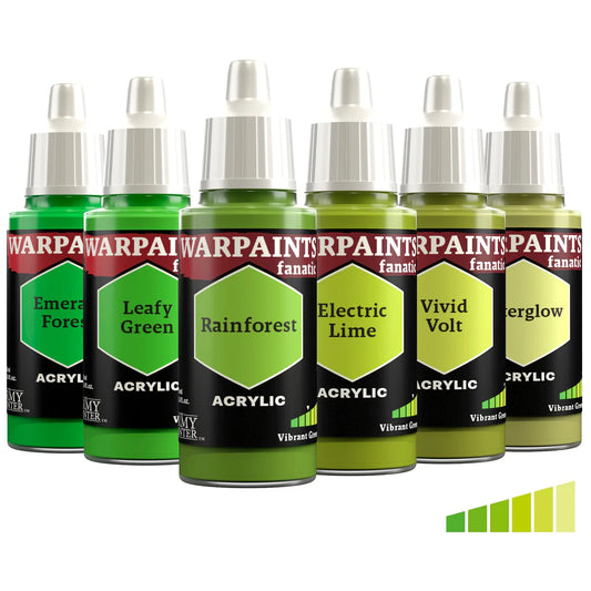 Warpaints Fanatic: Flexible Triad: Vibrant Greens