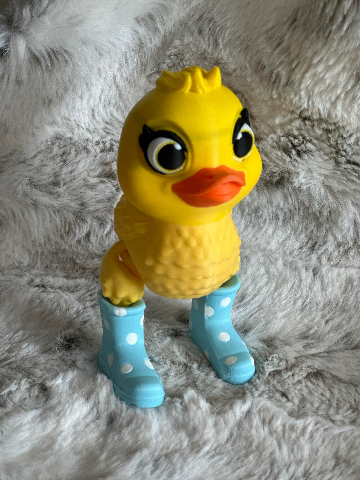 Ducky in Rain Boots